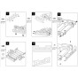 METAL ROOF LUGGAGE RACK WITH LIGHT FOR TRAXXAS 1/18 TRX4M FORD BRONCO / LAND ROVER DEFENDER