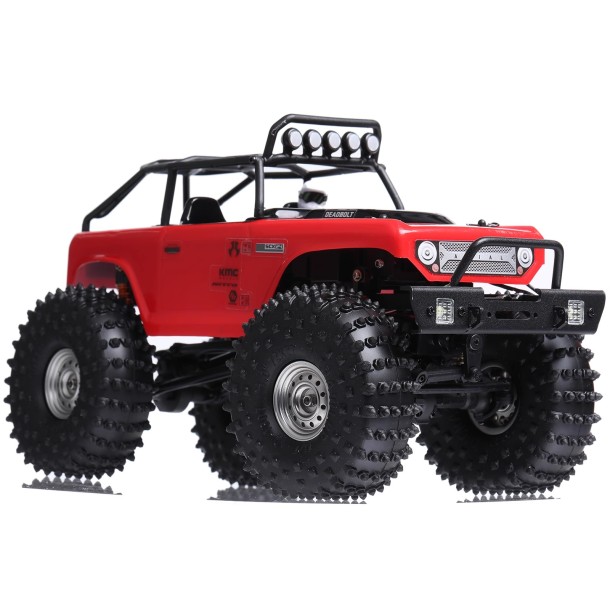 TRAXXAS TRX4M WIDEN 1.0 INCH NAILED RUBBER TIRES 72MM x 27MM WITH FOAM INSERT FOR TRAXXAS 1/18 TRX4M FORD BRONCO / LAND ROVER DEFENDER / AXIAL 1/24 SCX24