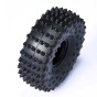 TRAXXAS TRX4M WIDEN 1.0 INCH NAILED RUBBER TIRES 72MM x 27MM WITH FOAM INSERT FOR TRAXXAS 1/18 TRX4M FORD BRONCO / LAND ROVER DEFENDER / AXIAL 1/24 SCX24
