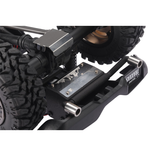 TRAXXAS 1/18 TRX-4M UNIVERSAL METAL SIMULATION OIL TANK+EXHAUST PIPE FOR TRAXXAS 1/18 TRX4M FORD BRONCO / LAND ROVER DEFENDER