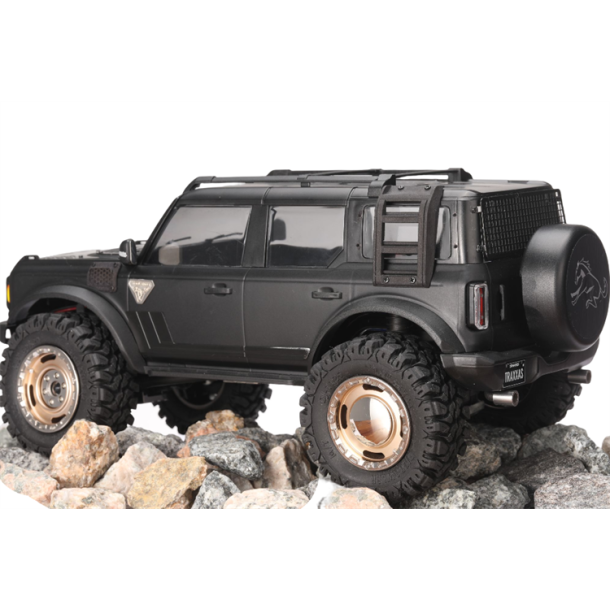 TRAXXAS 1/18 TRX-4M UNIVERSAL METAL SIMULATION OIL TANK+EXHAUST PIPE FOR TRAXXAS 1/18 TRX4M FORD BRONCO / LAND ROVER DEFENDER
