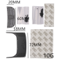 MIDDLE TRIM PANEL PLATE OF ENGINE COVER FOR TRAXXAS 1/18 TRX4M FORD BRONCO