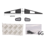STAINLESS STEEL DECORATIVE PLATE OF ENGINE COVER FOR TRAXXAS 1/18 TRX4M LAND ROVER DEFENDER