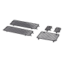 METAL STEREOSCOPIC SIDE+REAR WINDOW NET FOR TRAXXAS 1/18 TRX-4M LAND ROVER DEFENDER 