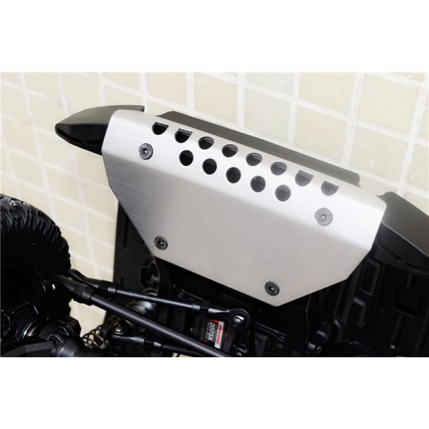 STAINLESS STEEL FRONT SKID PLATE -5PC SET--TRX4ZSP62