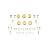 BRASS WHEEL HEX ADAPTERS 12MM FOR TRAXXAS 1/10 TRX-6 MERCEDES-BENZ G-63 MAG 6X6