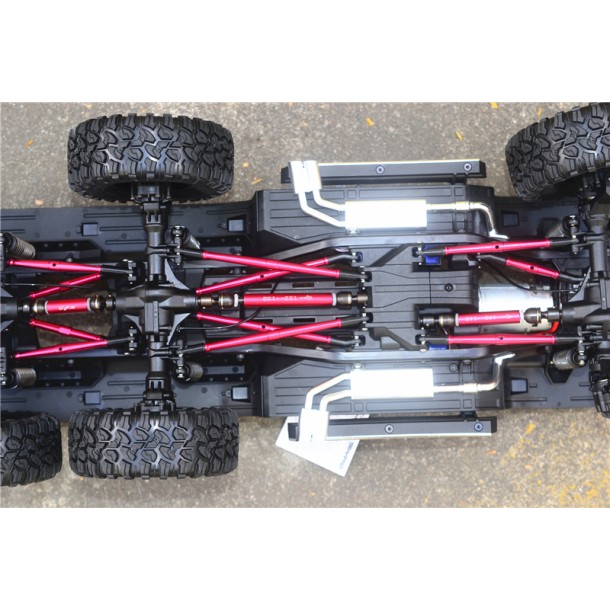 STEEL+ALUMINIUM REAR CVD DRIVE SHAFT FOR TRAXXAS 1/10 TRX-6 MERCEDES-BENZ G-63 MAG 6X6