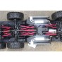 ALUMINUM ADJUSTABLE UPPER & LOWER SUSPENSION LINKS FOR TRAXXAS 1/10 TRX-6 MERCEDES-BENZ G-63 MAG 6X6
