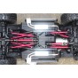 ALUMINUM ADJUSTABLE UPPER & LOWER SUSPENSION LINKS FOR TRAXXAS 1/10 TRX-6 MERCEDES-BENZ G-63 MAG 6X6