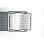 SCALE ACCESSORIES: STAINLESS STEEL PICK UP TRUCK BED CAP FOR TRX-6 MERCEDES-BENZ G-63  (STYLE A+CARGO NET)