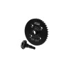 4140 MEDIUM CARBON STEEL FRONT SPIRAL DIFFERENTIAL RING GEAR & PINION GEAR FOR TRAXXAS 1/8 6S Maxx Slash / 1/10 Maxx 1.0 / 2.0