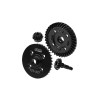 4140 MEDIUM CARBON STEEL FRONT AND REAR SPIRAL DIFFERENTIAL RING GEAR & PINION GEAR--TS1200S