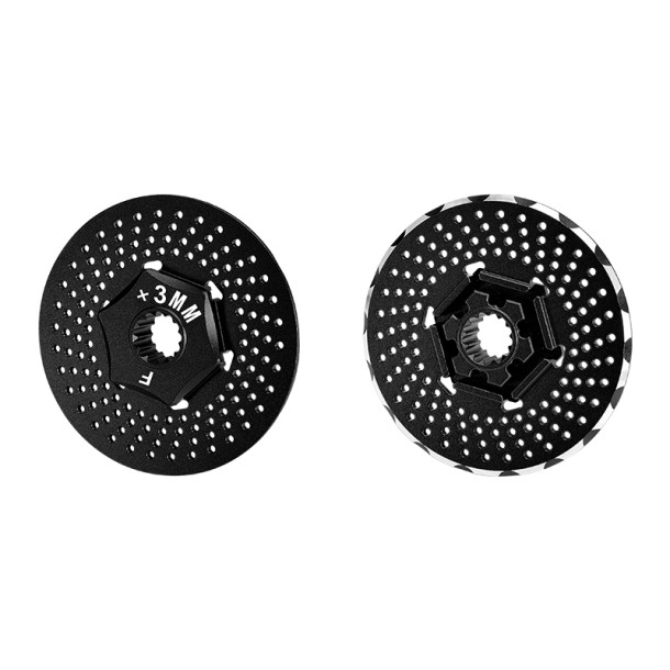 ALUMINIUM FRONT WHEEL HEX CLAW +3MM WITH BRAKE DISK FOR TRAXXAS 1/5 X-MAXX 6S/8S ALUMINIUM FRONT WHEEL HEX CLAW +3MM WITH BRAKE DISK FOR TRAXXAS 1/5 X-MAXX 6S/8S
