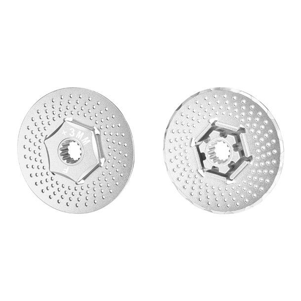 ALUMINIUM FRONT WHEEL HEX CLAW +3MM WITH BRAKE DISK FOR TRAXXAS 1/5 X-MAXX 6S/8S ALUMINIUM FRONT WHEEL HEX CLAW +3MM WITH BRAKE DISK FOR TRAXXAS 1/5 X-MAXX 6S/8S