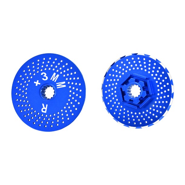ALUMINIUM REAR WHEEL HEX CLAW +3MM WITH BRAKE DISK FOR TRAXXAS 1/5 X-MAXX 6S/8S ALUMINIUM REAR WHEEL HEX CLAW +3MM WITH BRAKE DISK FOR TRAXXAS 1/5 X-MAXX 6S/8S