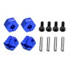 7075 ALLOY FRONT AND REAR CLAMP TYPE WHEEL HUB 12MM FOR TRAXXAS MINI MAXX / MINI XRT
