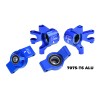 7075 ALLOY FRONT STEERING BLOCKS & REAR HUB STUB AXLE CARRIERS WITH OVERSIZE BEARING FOR TRAXXAS MINI MAXX / MINI XRT