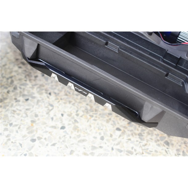 ALUMINUM CHASSIS NERF BARS (SILVER INLAY VERSION) FOR TRAXXAS 1/10 MAXX 1.0/2.0