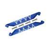 ALUMINUM CHASSIS NERF BARS (SILVER INLAY VERSION) FOR TRAXXAS 1/10 MAXX 1.0/2.0