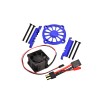 ALUMINUM MOTOR HEATSINK WITH COOLING FAN FOR TRAXXAS 1/10 MAXX 1.0/2.0
