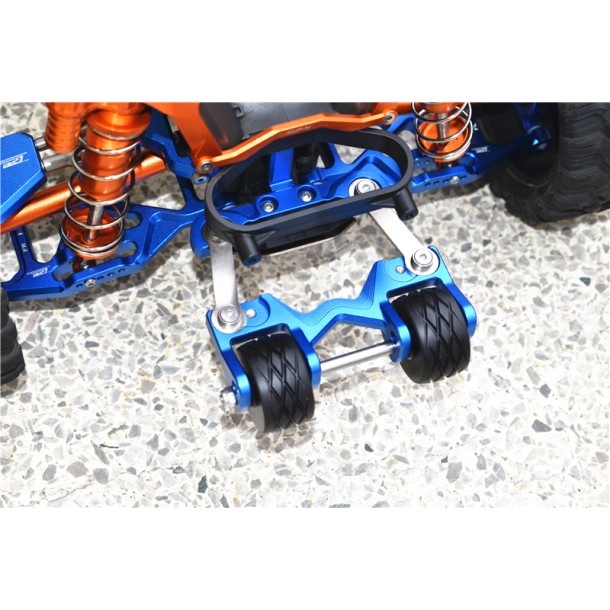 ALUMINUM REAR ADJUSTABLE WHEELIE FOR TRAXXAS 1/10 MAXX 1.0/2.0