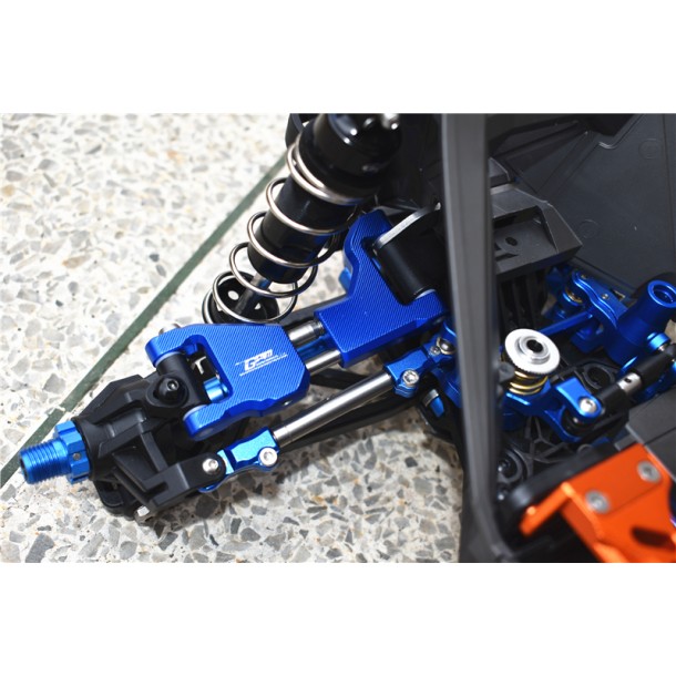 STAINLESS STEEL+ ALUMINUM SUPPORTING MOUNT WITH FRONT / REAR UPPER ARMS FOR TRAXXAS 1/10 MAXX 1.0 / 1/8 6S MAXX SLASH