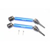 HARDEN STEEL+ALUMINUM FRONT/REAR ADJUSTABLE CVD DRIVE SHAFT FOR TRAXXAS 1/10 MAXX 1.0