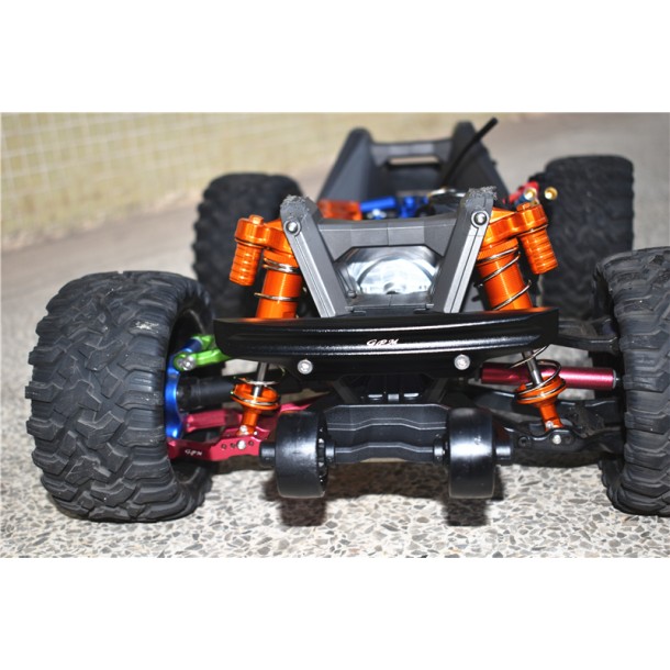 ALUMINUM FRONT/REAR L-SHAPE PIGGY BACK SPRING DAMPERS 125MM FOR TRAXXAS 1/10 MAXX 1.0/2.0