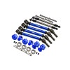 HARDEN STEEL+ALUMINUM FRONT/REAR ADJUSTABLE CVD DRIVE SHAFT+ALUMINUM 7075-T6 HEX ADAPTER+WHEEL LOCK（SUITABLE FOR+20MM WIDENING KIT）FOR TRAXXAS 1/10 MAXX 1.0/2.0