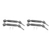 HARDEN STEEL+ALUMINUM FRONT+REAR ADJUSTABLE CVD DRIVE SHAFT FOR TRAXXAS 1/10 MAXX 1.0