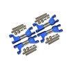 STAINLESS STEEL+ ALUMINUM SUPPORTING MOUNT WITH FRONT AND REAR UPPER ARMS FOR TRAXXAS 1/10 MAXX 2.0 W/WIDEMAXX