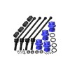 4140 CARBON STEEL FRONT & REAR EXTEND CVD SHAFT (110MM) WITH 7075 ALLOY WHEEL LOCK & HEX CLAW FOR TRAXXAS 1/10 MAXX 2.0 W/WIDEMAXX