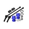 4140 CARBON STEEL FRONT/REAR EXTEND CVD SHAFT (110MM) WITH 7075 ALLOY WHEEL LOCK & HEX CLAW FOR TRAXXAS 1/10 MAXX 2.0 W/WIDEMAXX