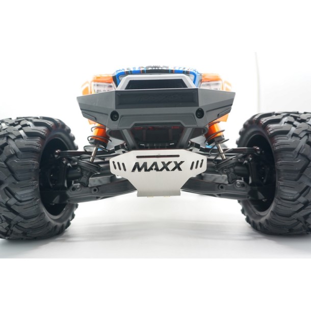STAINLESS STEEL CHASSIS PROTECTION PLATE（FUll SET OF CUTTING + HOLLOW VERSION) FOR TRAXXAS 1/10 MAXX 2.0 W/WIDEMAXX