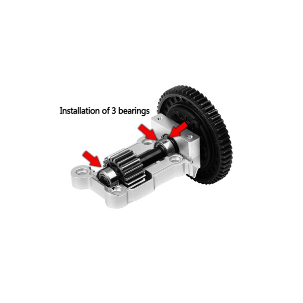 7075 ALLOY REAR GEAR COVER FOR TRAXXAS 1/6 XRT 8S / X-MAXX