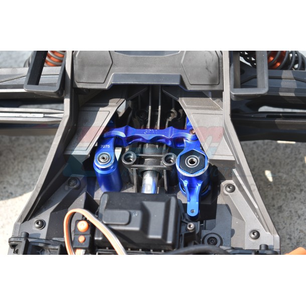 ALUMINUM 7075-T6 FRONT STEERING ASSEMBLY FOR TRAXXAS 1/6 XRT 8S / 1/6 PRO SCALE 2WD SAND CAR 8S
