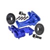 ALUMINUM 7075-T6 FRONT AND REAR UPPER BULKHEAD+MEDIUM CARBON STEEL 32/10T FRONT AND REAR DIFFERENTIAL GEAR SET FOR TRAXXAS 1/6 XRT 8S / X-MAXX