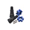 HIGH CARBON STEEL FRONT/REAR CVD JOINTS+ALUMINIUM 7075-T6 WHEEL HEX HUBS FOR TRAXXAS 1/6 XRT 8S / X-MAXX