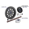 40Cr CARBON STEEL M1.5 SPUR GEAR 35T + MOTOR GEAR 25T FOR TRAXXAS 1/6 XRT 8S / X-MAXX