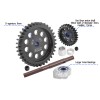 40Cr CARBON STEEL M1.5 SPUR GEAR 35T + MOTOR GEAR 27T FOR TRAXXAS 1/6 XRT 8S / X-MAXX