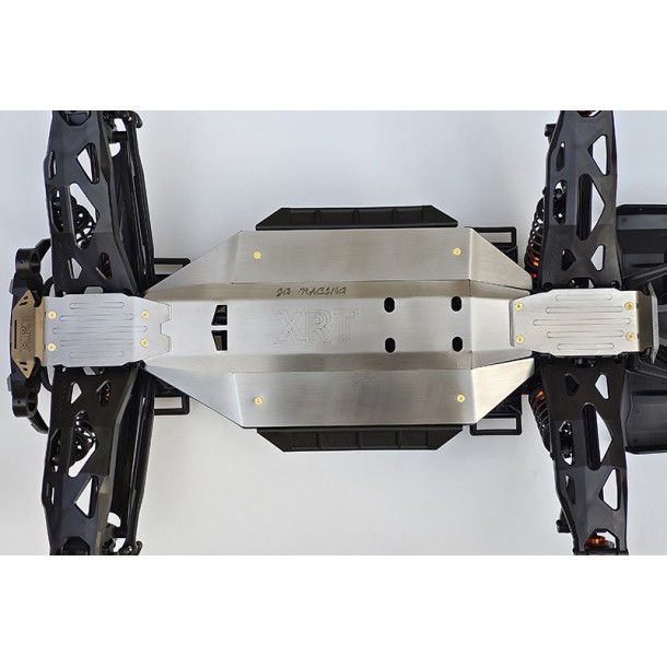 STAINLESS STEEL CHASSIS PROTECTION PLATE SET FOR TRAXXAS 1/6 XRT 8S