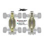 STAINLESS STEEL CHASSIS PROTECTION PLATE SET (LIGHTWEIGHT) FOR TRAXXAS 1/6 XRT 8S