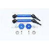 HARDEN STEEL+ALUMINUM FRONT/REAR ADJUSTABLE CVD DRIVE SHAFT+HEX ADAPTER (+2MM) FOR TRAXXAS 1/10 MAXX 1.0