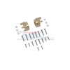 BRASS REAR GEAR BOX MOUNTS (MULTIPLE POSITIONING HOLES)--TRX4013CAX