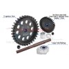 40Cr CARBON STEEL M1.5 SPUR GEAR 33T + MOTOR GEAR 30T--TXM3033TS