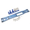 CARBON FIBER (BLUE) + ALUMINUM SUB CHASSIS FOR TAMIYA 1/10 TA08 PRO